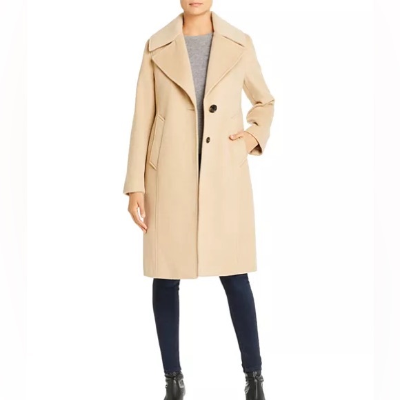 Derek Lam Jackets & Blazers - Derek Lam 10 Crosby Tan & Red Color-Blocked Wool-Blend Coat | Size 2